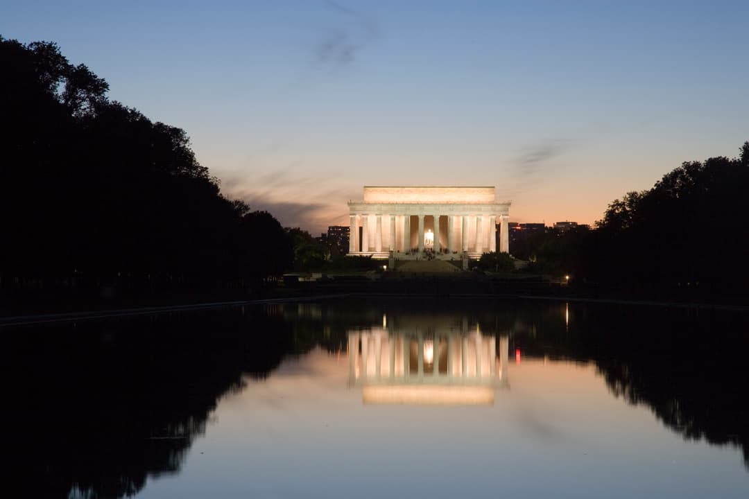 Lincoln Memorial at Dusk